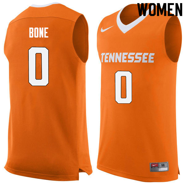 Women #0 Jordan Bone Tennessee Volunteers College Basketball Jerseys Sale-Orange - Click Image to Close